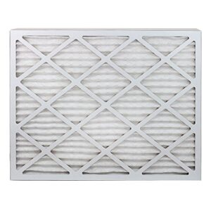 Filterbuy 20x25x1 Air Filter MERV 8 Dust Defense (4-Pack), Pleated HVAC AC Furnace Air Filters Replacement (Actual Size: 19.50 x 24.50 x 0.75 Inches)