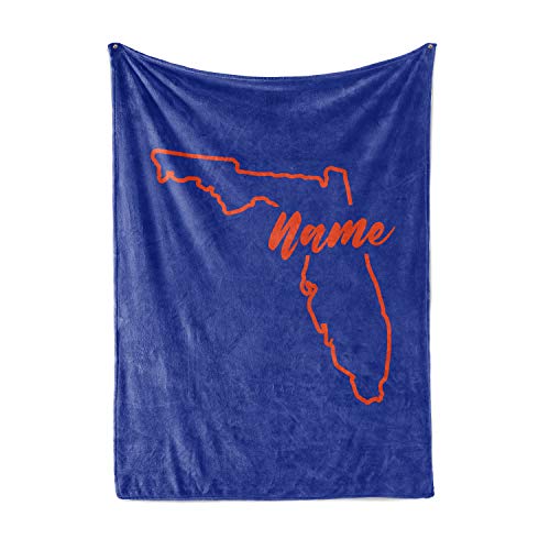 State Pride Series Florida - Personalized Custom Fleece Blankets with Your Family Name - Celebrate United States