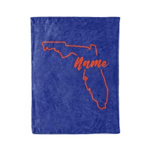 State Pride Series Florida - Personalized Custom Fleece Blankets with Your Family Name - Celebrate United States