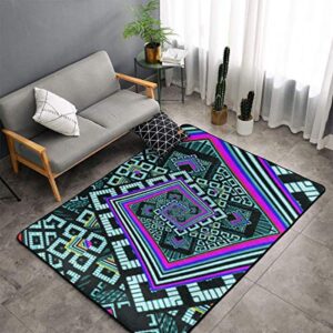 NiYoung Kaleidoscope Trippy Acid Kitchen Rug Memory Foam Floor Pad Rugs with Non-Slip Rubber Backing, Fast Dry Throw Bath Rugs Standing Mat Home Decor Cozy Nursery Rugs