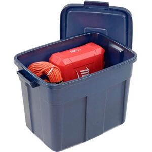 roughneck storage tote, 18-gallons