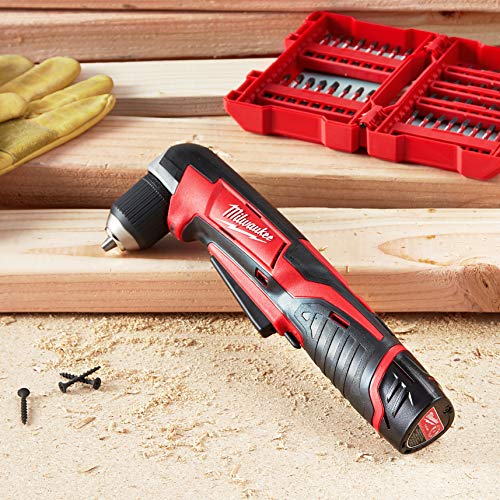 Milwaukee 2415-20 M12 12-Volt Lithium-Ion Cordless Right Angle Drill, 3/4 In, Bare Tool, Medium