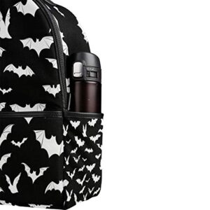 One Bear Mini Backpack Purse Cute Small Daypacks Fashion Casual Lightweight Backpack for Girls and Women Bat