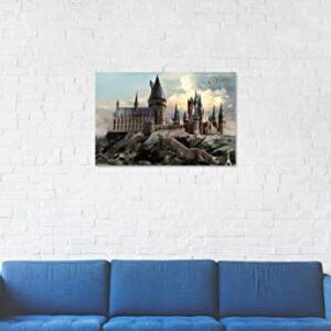 HARRY POTTER - Movie Poster Print (Hogwarts by Day) (Size: 36 inches x 24 inches)