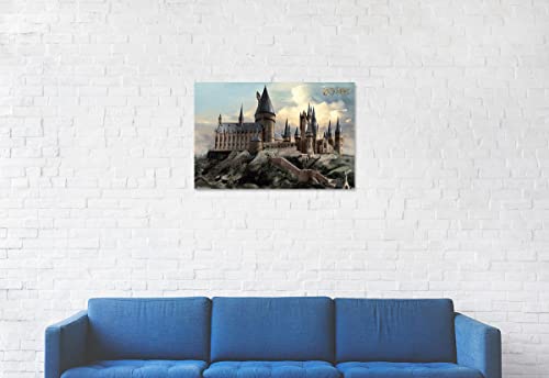 HARRY POTTER - Movie Poster Print (Hogwarts by Day) (Size: 36 inches x 24 inches)