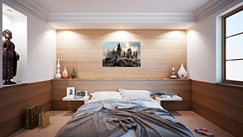 HARRY POTTER - Movie Poster Print (Hogwarts by Day) (Size: 36 inches x 24 inches)