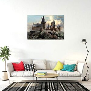 HARRY POTTER - Movie Poster Print (Hogwarts by Day) (Size: 36 inches x 24 inches)