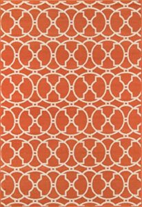 momeni rugs , baja collection contemporary indoor & outdoor area rug, easy to clean, uv protected & fade resistant, 2’3″ x 4’6″, orange