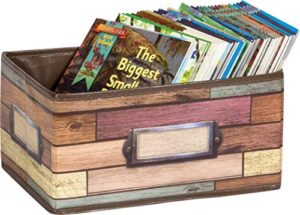 teacher created resources reclaimed wood small storage bin
