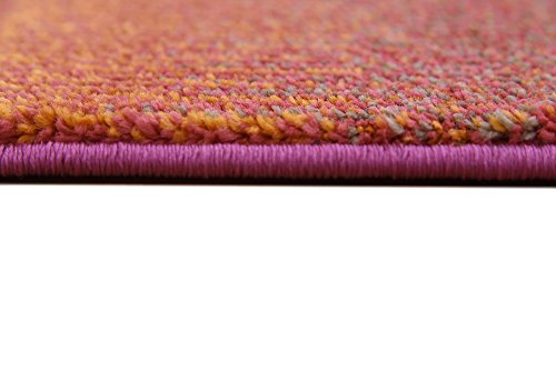 Unique Loom Estrella Collection, Gradient, Sunset, Abstract, Bright Colors Area Rug, 7 x 10 ft, Pink/Gold