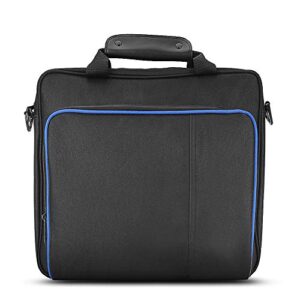 portable carry bag for ps4, travel carrying case waterproof handbag with adjustable shoulder strap for ps4 gamer