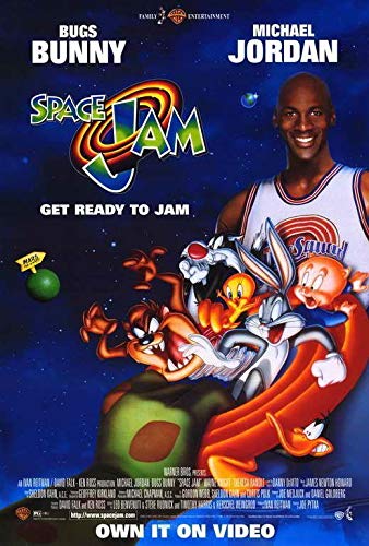 MariposaPrints 65841 Space Jam Movie Michael Jordan, Bill Murray Decor Wall 36x24 Poster Print