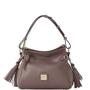 dooney & bourke pebble grain tassel shoulder bag