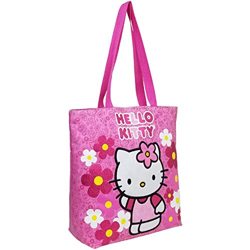 Tote Bag - Hello Kitty - Flowers Pink New Gifts Girls Hand Purse /