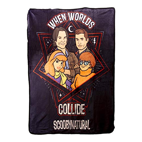 Supernatural Collectibles Scooby Multi-Character Fleece Blanket | 45" x 60”