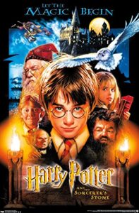 trends international 24x36 harry potter and the sorcerer’s stone – one sheet wall poster, 24″ x 36″, premium unframed version