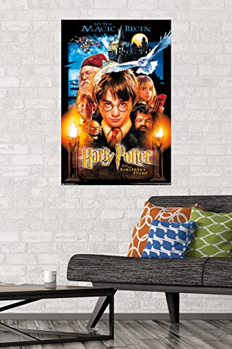 Trends International 24X36 Harry Potter and the Sorcerer's Stone - One Sheet Wall Poster, 24" x 36", Premium Unframed Version