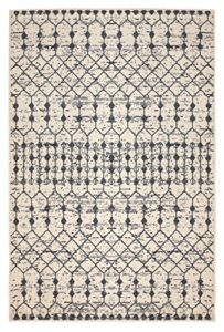 st. croix trading company isabella home area rug, 5×8′, cream