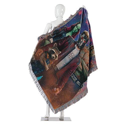 Marvel's Guardians of the Galaxy, "Space Crew" Woven Tapestry Throw Blanket, 48" x 60", Multi Color