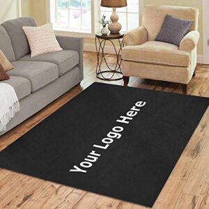 interestprint floor rugs mat custom add your love logo here modern carpet for home decoration area rug(multi size)