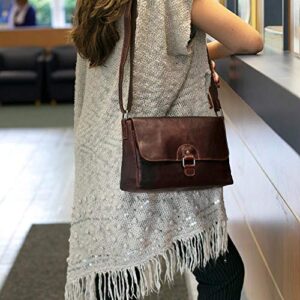 Voyager Olivia Crossbody #7218 (Brown)