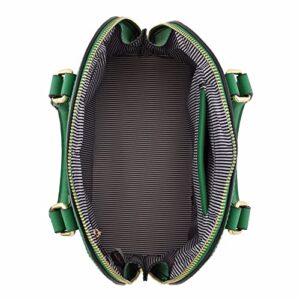 Zip-Around Classic Dome Satchel (Kelly Green)