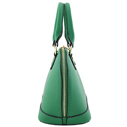 Zip-Around Classic Dome Satchel (Kelly Green)