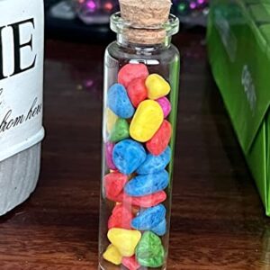 MaxMau Small Glass Bottles with Cork Stoppers,100pcs Tiny Jars Mini Glass Vials 20ml for DIY Art Craft Storage Wedding Favors