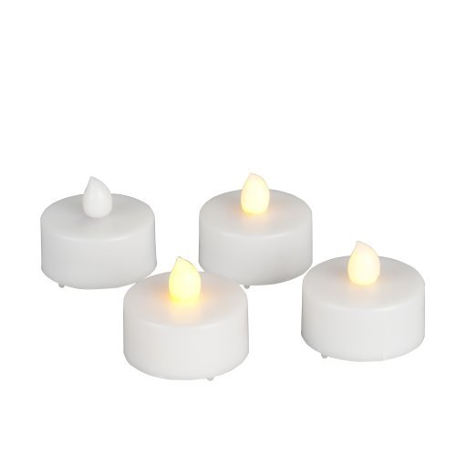 Gerson 4-Piece Set LED Tealight with Timer Feature