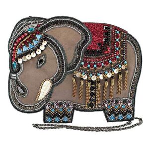 mary frances trunk show beaded crossbody handbag, multi