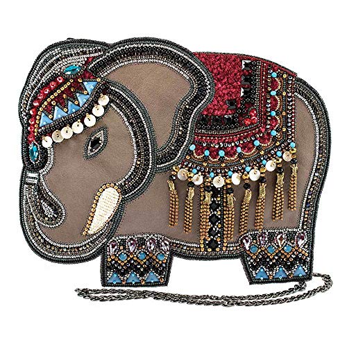 Mary Frances Trunk Show Beaded Crossbody Handbag, Multi