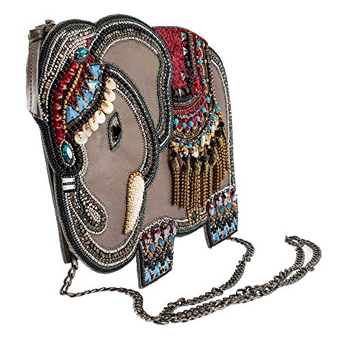 Mary Frances Trunk Show Beaded Crossbody Handbag, Multi