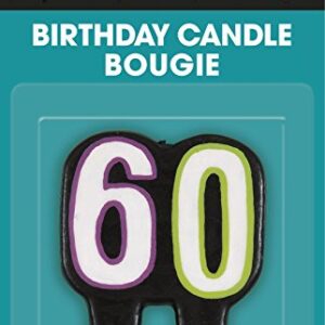 Birthday Cheer 60th Birthday Candle