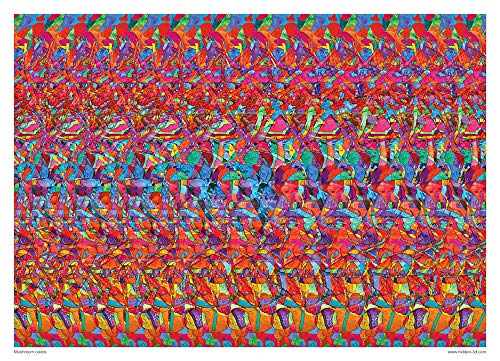 Set of Six 18"x13" Stereogram Posters (Set#2)