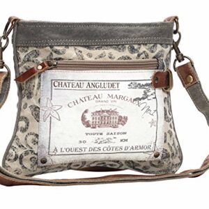 Myra Bag Chateau Cross Upcycled Canvas Bag S-1148