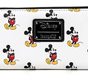 Loungefly Disney Classic Mickey Mouse All Over Print Zip Wallet (one size, multi)