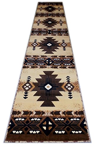 Concord Global Trading South West Native American Long Runner Area Rug Design C318 Berber (32 Inch X 15 Feet 6 Inch)