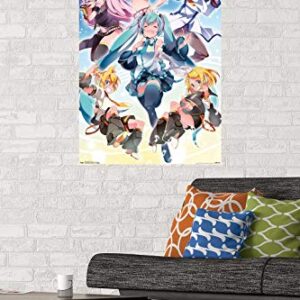 Trends International Hatsune Miku - Group Wall Poster, 22.375" x 34", Unframed Version