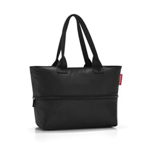 reisenthel shopper e1 black – large capacity bag made of durable and strong polyester fabric
