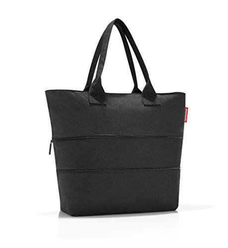 reisenthel shopper e1 black - Large capacity bag made of durable and strong polyester fabric