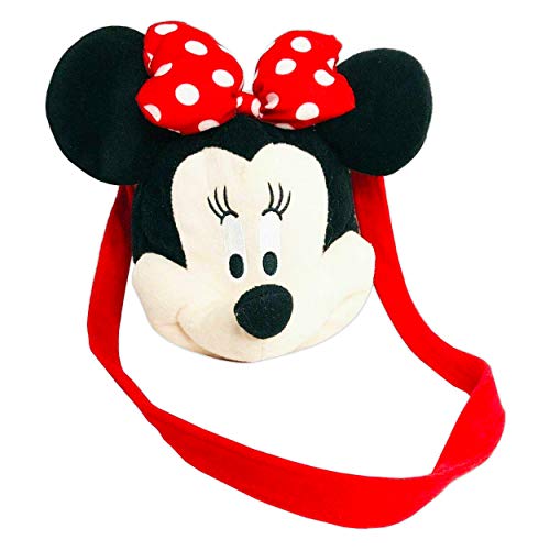 Disney Minnie Mouse Girls Long strap Plush HandBag