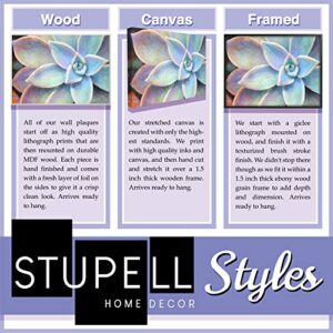 Stupell Industries The Stupell Home Decor Collection Bath Grey Bead Board with Scroll Plaque Bathroom Canvas Wall Art, 16 x 20, Design by Artist Bonnie Wrublesky