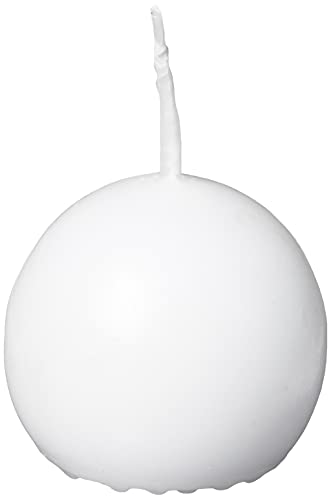 Biedermann 12 Small Ball Candles, White