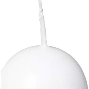 Biedermann 12 Small Ball Candles, White