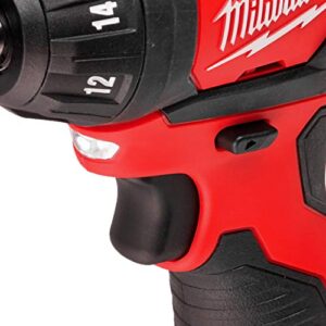 Milwaukee 2401-20 M12 12-Volt Lithium-Ion Cordless 1/4 in. Hex Screwdriver (Tool-Only)