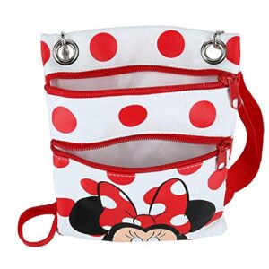 Disney Polka Dot Minnie Mouse Passport Crossbody Bag