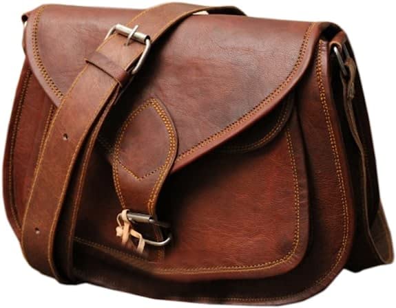 The Tannery Women's Leather Purse Crossbody Gypsy Shoulder Travel bag 11x9x3 Inches