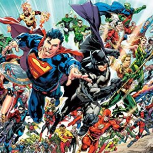Trends International DC Comics-Justice League Rebirth-Group Wall Poster, 22.375" x 34", Unframed Version, Bedroom