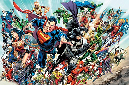 Trends International DC Comics-Justice League Rebirth-Group Wall Poster, 22.375" x 34", Unframed Version, Bedroom