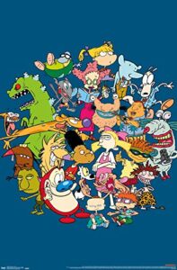 trends international nickelodeon group wall poster, 22.375″ x 34″, unframed version